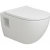 Olsen Spa Závesné WC TIBERA RIMLESS, so sedadlom Soft-close, priznaná montáž OLKZT1055