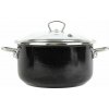 Hrniec BELIS PREMIUM 18cm 2,2l hl.s pokrievkou ČER