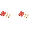 Fusion Konektor zlacený 3.5mm s plastovým krytem (1 pár)