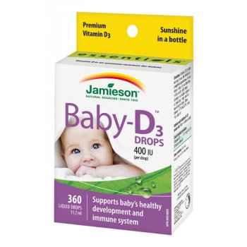 Jamieson Baby-D Vitamín D 400IU kvapky 11,7 ml