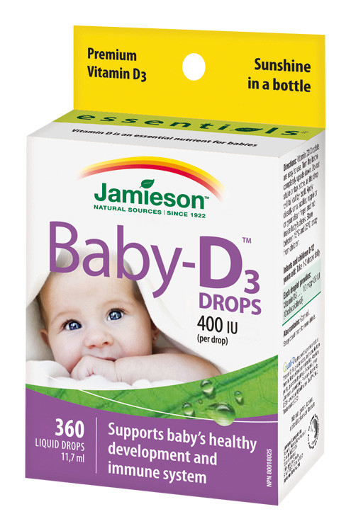 Jamieson Baby-D Vitamín D 400IU kvapky 11,7 ml od 6,89 € - Heureka.sk