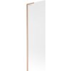 Mexen Next L, 1-krídlová vaňová zástena 60 x 150 cm, 6mm sklo námraza, medený profil, 895-060-000-03-30-65