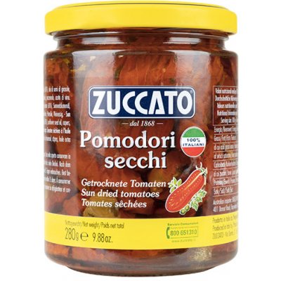 Zuccato sušené paradajky v olivovom oleji s kapary 280 g