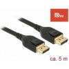 Delock DisplayPort kábel 8K 60 Hz 5 m DP 8K certifikované
