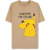 Pokémon - Pikachu Short Sleeved T-shirt (Beige) Veľkosť: L, Strih: Pánsky