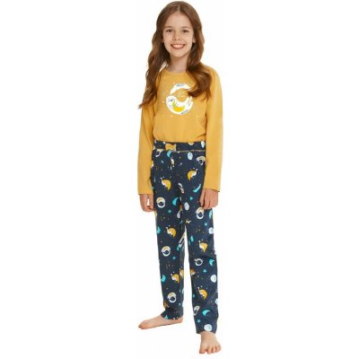 Taro Dievčenské pyžamo Sarah žlté Farba: žltá, Veľkosť: 116