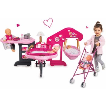 Smoby 24018-8 set opatrovateľské centrum pre bábiku a kočík Bugina od 92,99  € - Heureka.sk