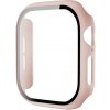 AppleMix Tvrdené sklo + rámček pre Apple Watch 42 mm Series 10 - matné ružové