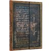 2026 Michelangelo, Handwriting (Embellished Manuscripts Collection) Midi 12-month Verso Hardcover Flexi Dayplanner 2026 (Wrap Closure)