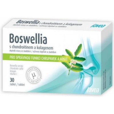 FAVEA Boswellia s chondroitínom a kolagénom 30 tabliet