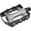 pedály F 910 Al-Fe kuličková ložiska, černo-stříbr