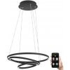 Eglo Eglo 900479 - LED Stmievateľný luster na lanku LOBINERO-Z LED/43,2W/230V čierna EG900479 + záruka 5 rokov zadarmo