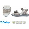 Detské kožené sandálky D.D.step Grey G055-364A 26