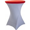 TENTino Elastická čiapka STANDARD na dosku bistro stola 80 cm VIAC FARIEB Farba obrusu: ČERVENÁ / RED