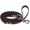 Firedog BioThane Vodítko 13 mm 2 m s rúčkou tmavohnedé