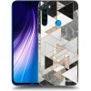 Picasee silikónový čierny obal pre Xiaomi Redmi Note 8 - Light geometry