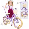 Detský bicykel SUN BABY Flower 16 palcový pre dievča, Levanduľový