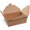 Food box PAP/PE nepremastiteľný kraft M 150 x 120 x 48mm 1000ml, 50 ks