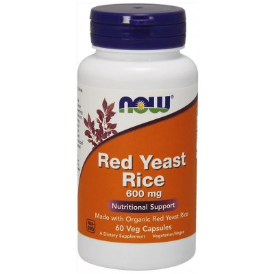 Now Foods Red Yeast Rice 600mg 60 veg. kapsúl