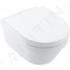 Villeroy & Boch Architectura Závesné WC s WC doskou SoftClosing, DirectFlush, CeramicPlus, alpská biela 4694HRR1