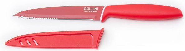 Berndorf Sandrik COLLINI Santoku teflónový nôž červený 13 cm