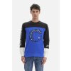 MIKINA LA MARTINA MAN CREW NECK FELEECE FLEECE TURKISHSEA/BLACK