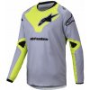 ALPINESTARS dres RACER VEIL, ALPINESTARS, detský (šedá/žlutá fluo) 2025 - S