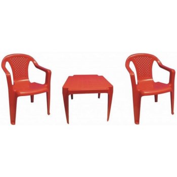 Grand Soleil sada stoleček a dvě židličky červené od 15,6 € - Heureka.sk
