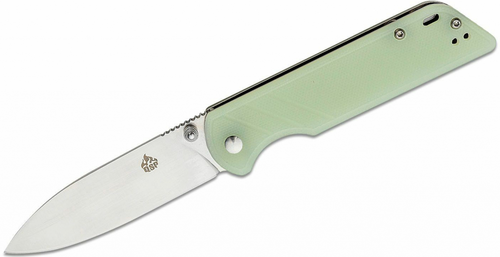 QSP Knife QS102-H Parrot Jade 8,2 cm