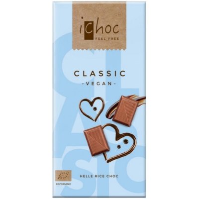 ichoc Ryžová čokoláda CLASSIC BIO 80g