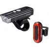 světla sada FORCE FUTURO USB přední+zadní