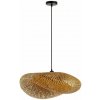 IMMAX BOHO HILO designové závěsné svítidlo, D60cm, E27, bambus 08269L