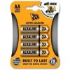 JCB SUPER alkalická baterie LR06, blistr 4 ks JCB-LR06-4B