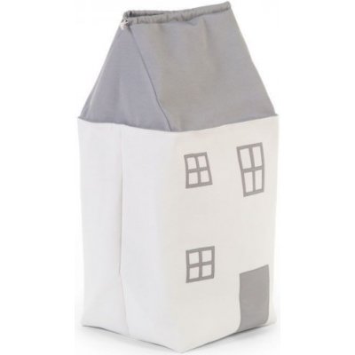 CHILDHOME Box na hračky Dom Grey Off White