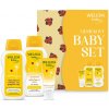 Weleda Měsíčkový kojenecký krém 75 ml + kojenecká kúpeľ 200 ml + kojenecký olej 200 ml + Bavlněná plena s potiskem darčeková sada