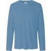 Neutral Pánske tričko s dlhým rukávom z organickej Fairtrade bavlny - Dusty indigo | M