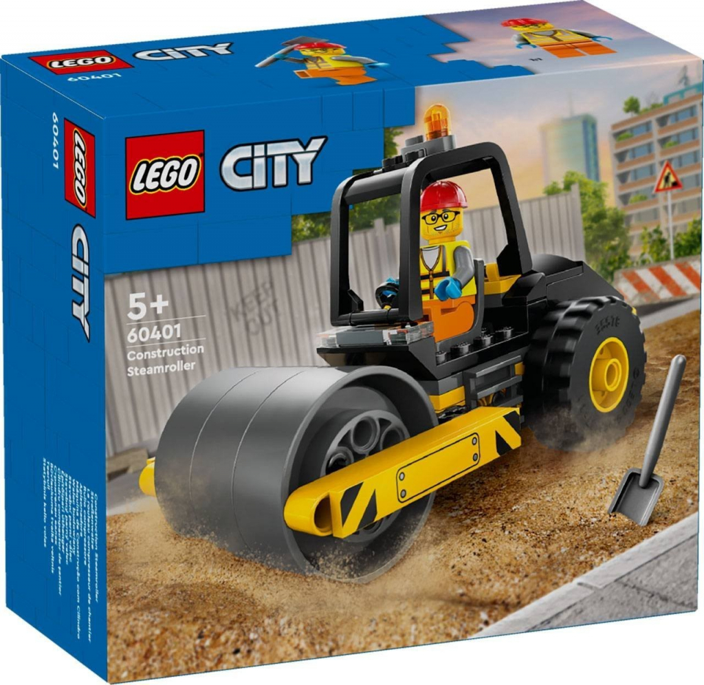 LEGO® City 60401 Stavebný parný valec