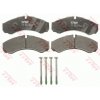 TRW Sada brzdových platničiek kotúčovej brzdy GDB1345