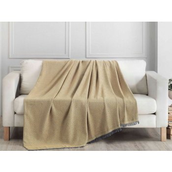 Denizli Concept přehoz na postel ELITE horčica 170 x 240 cm