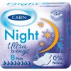 Carin Carine Ultra Wings Night intímne vložky 8 kusov