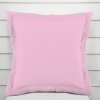 Biante Bavlnená obliečka na vankúš s lemom Moni MO-025 Svetlo ružová 50 x 50 cm