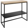 Baltica Design Elise konzola 75x35x75 cm čierna-dub 5904107906195