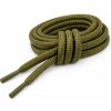WARAGOD Šnúrky do topánok Warstrap Round, olivová - 170 cm