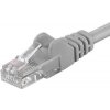 PremiumCord sp6utp03 patch UTP, RJ45-RJ45, CAT6, 3m, šedý