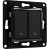 Shelly Shelly Wall switch 2 - black nástenný vypínač; WS2 black