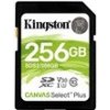 Kingston 256GB SecureDigital Canvas Select Plus (SDXC) 100R 85W Class 10 UHS-I SDS2/256GB