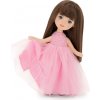 Panenka Sophie v růžových šatech s růžičkami od firmy ORANGE TOYS (Sophie in a Pink Dress with Roses - 32 cm)