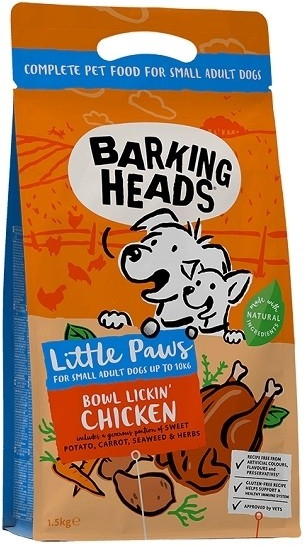 Barking Heads Tiny Paws Tender Loving Care 1,5 kg