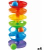 Playgo Špirála s loptičkami dúhová 37 cm