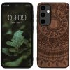 Drevené púzdro kwmobile Samsung Galaxy A55 hnědá